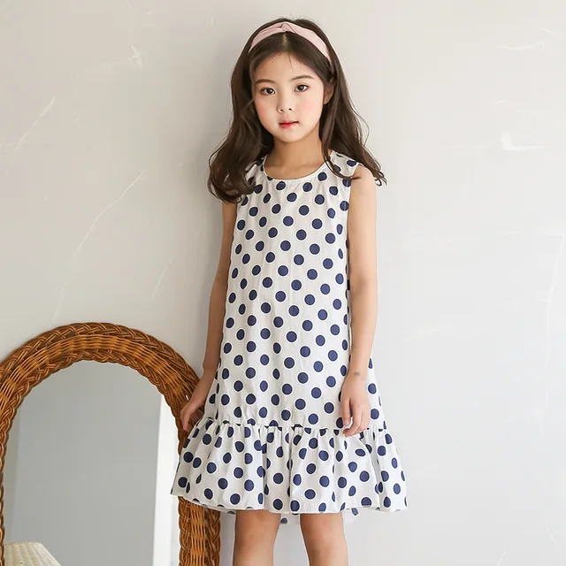 children clothes 2018 100 cotton summer dress girls size 12 14 7 6 size 12 dresses