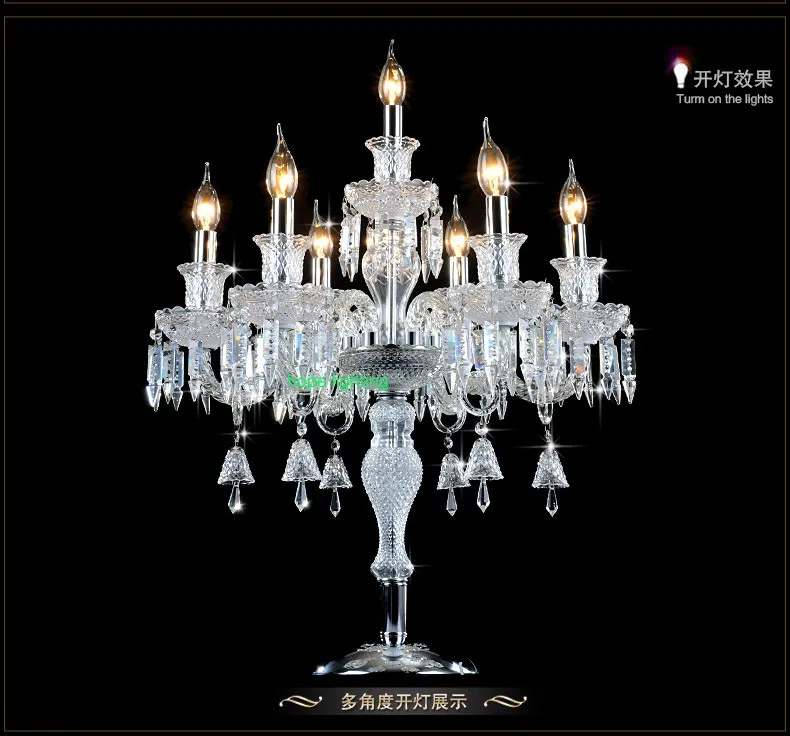Sale crystal table lamps for bedroom luxury high quality crystal table lamp for bedroom lobby table lamp decoration desk lighting led 15
