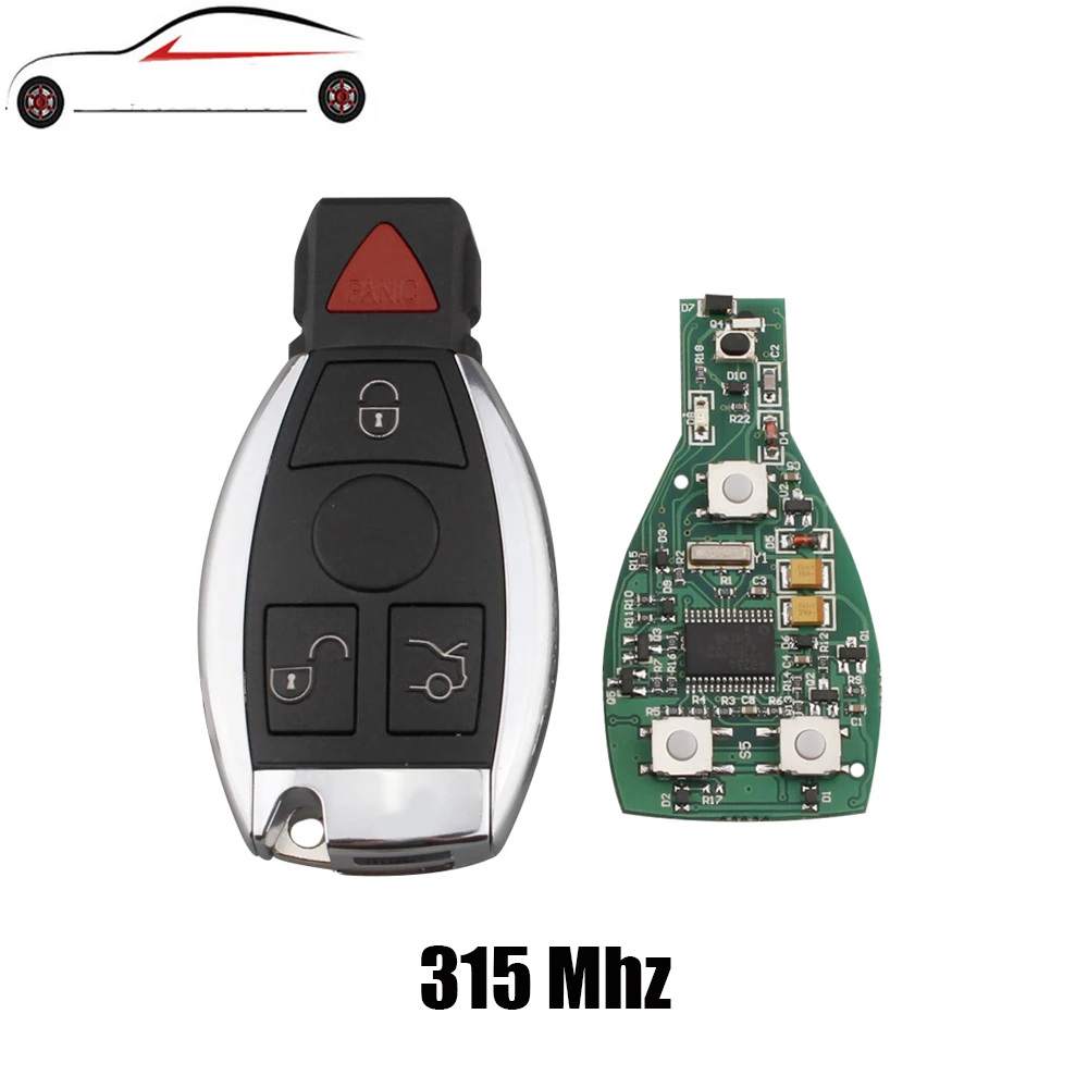 

GORBIN Smart Remote Car Key 315MHz & 3+1/ 4 Buttons FOB for Mercedes BENZ 2000+ Support NEC & BGA Keyless