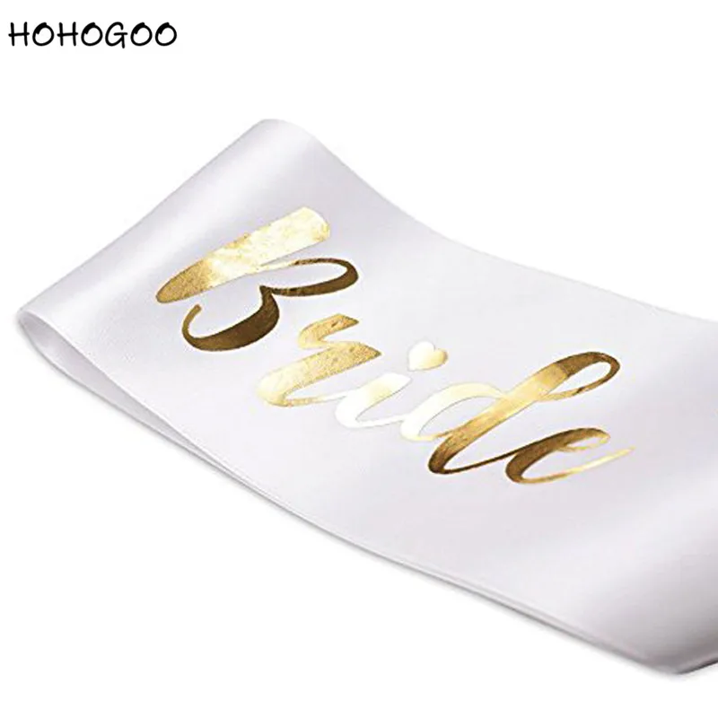 HOHOGOO 1 шт. Невеста быть пояс для подружек невесты лента вечеринки свадебная корона