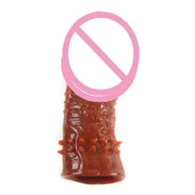 Cock Toy Anillos Sexuales Sex Products for Men Penis Extender Condom Silicone Penis Sleeve Enlargement Penis Stimulator