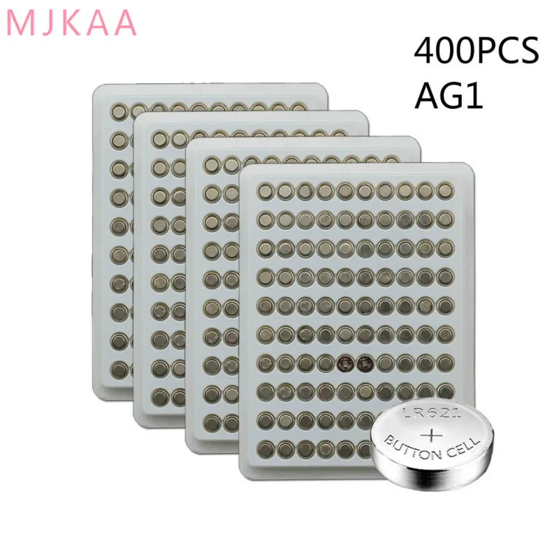 

400PCS AG1 1.55V 364 SR621SW LR621 621 LR60 CX60 Alkaline Button Coin Cell Batteries Watch Battery