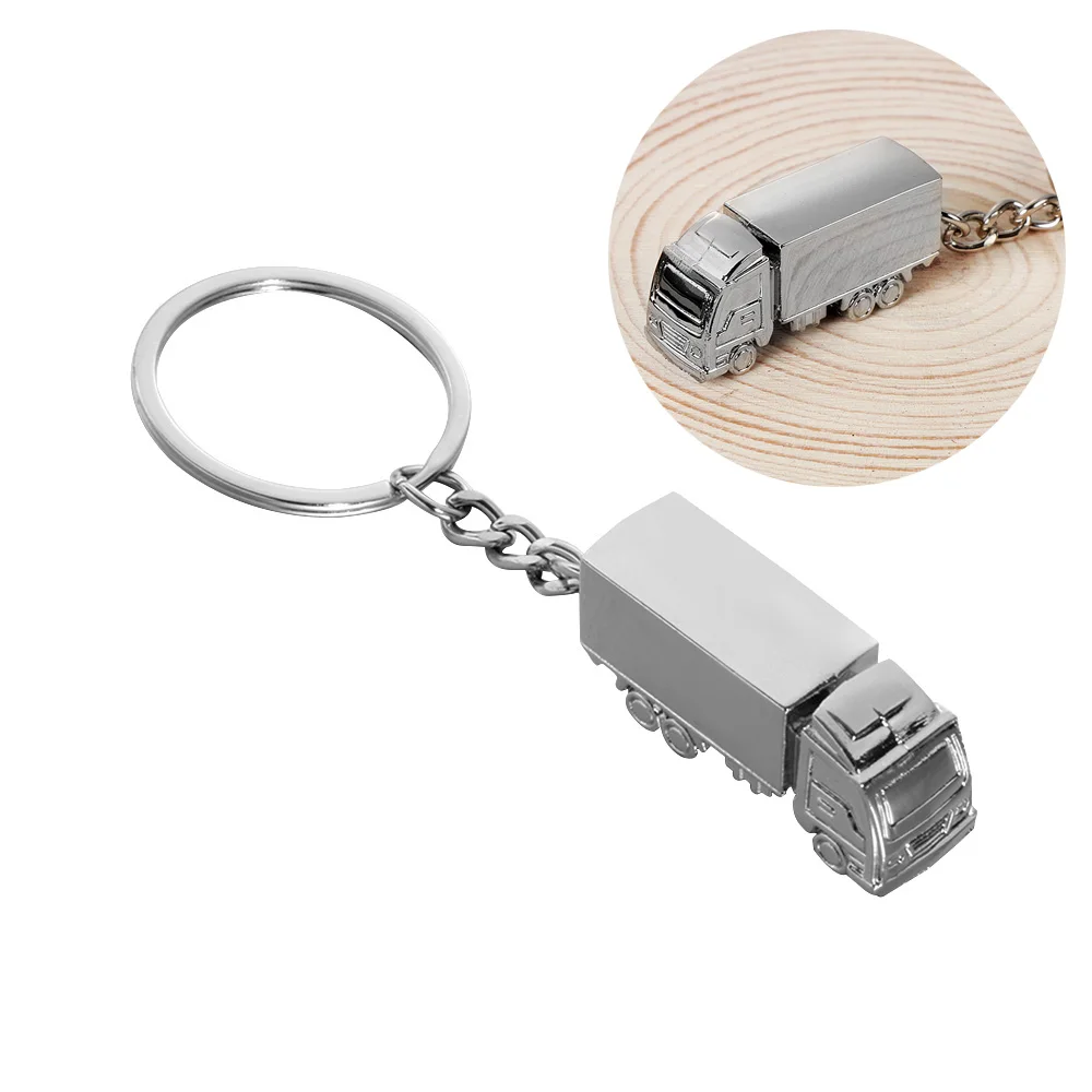 

Mini Metal Truck Key Ring Keyfob Cute Keychain Unisex Gift Interior Accessories Key Rings