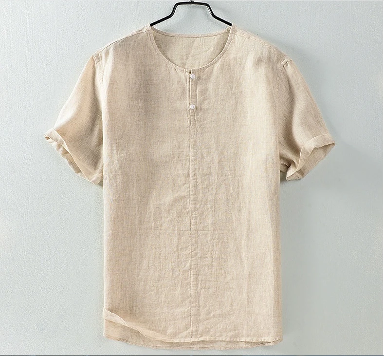 T shirt linho homem Clearance