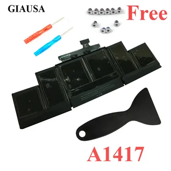 

Wholesale A1417 Battery for Apple macbook Pro Retina 15'' A1398 Early 2012 year MC975LL/A MC976LL/A MD831LL/A Free base screws