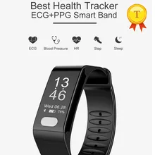 Ppg умный Браслет фитнес-трекер часы ЭКГ кровяное давление спортивный автоматизированный браслет монитор сна здоровье трекер для Android IOS