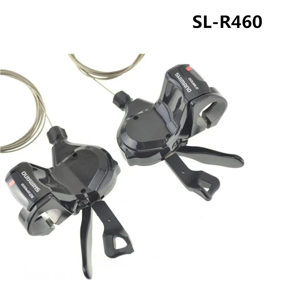 Shimano Tiagra SL-4700 SL-4600 SL-R460 Flatbar рычаги переключения передач 2x10 скоростные переключатели 4600 4700 R460 влево/вправо/пара рычаг переключения передач - Цвет: SL-R460 Pair 2x10s