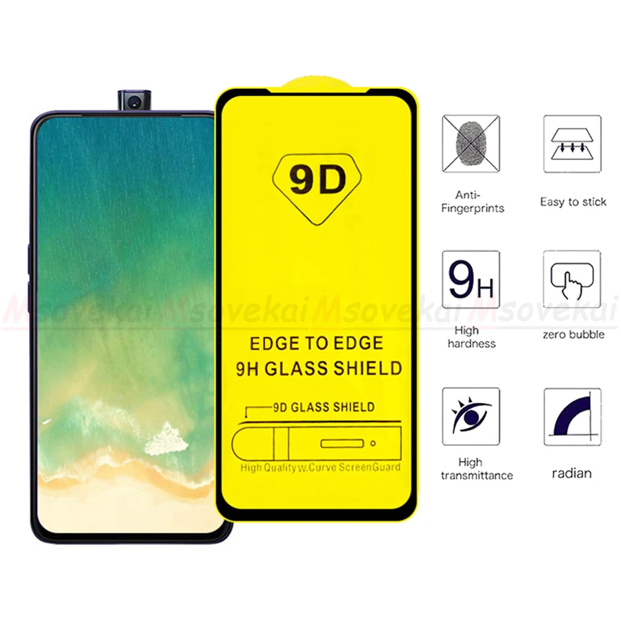9D полное покрытие закаленное Стекло для OPPO F11 F9 Pro A3s настоящий я 3 2 U1 C1 2019 полный
