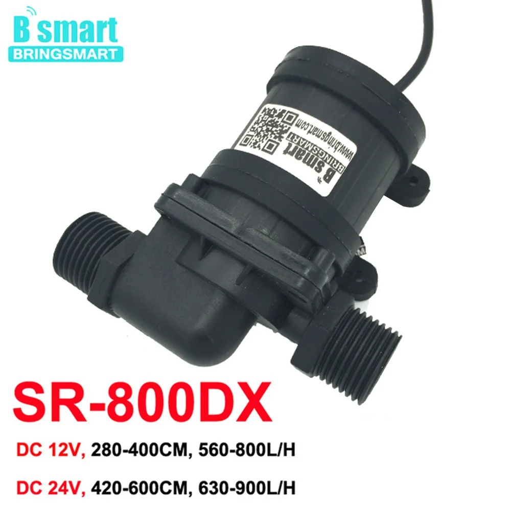 Bringsmart 660D 1200л/ч 5 метров DC бесщеточный водяной насос 24 В 1/2 ''Whorl бустер 12 мини