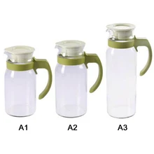 Большой емкости прозрачный стеклянный чайник бутылка-чайник для воды дома кувшин для сока пивная бутылка для напитков холодные чайники кувшин для воды