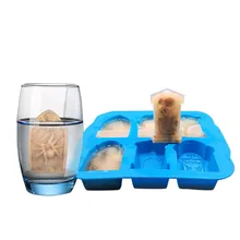 3D Силиконовая надгробная форма для льда вино Лед Куб лоток форма под лед лоток для Kicthen Хэллоуин формы для выпекания