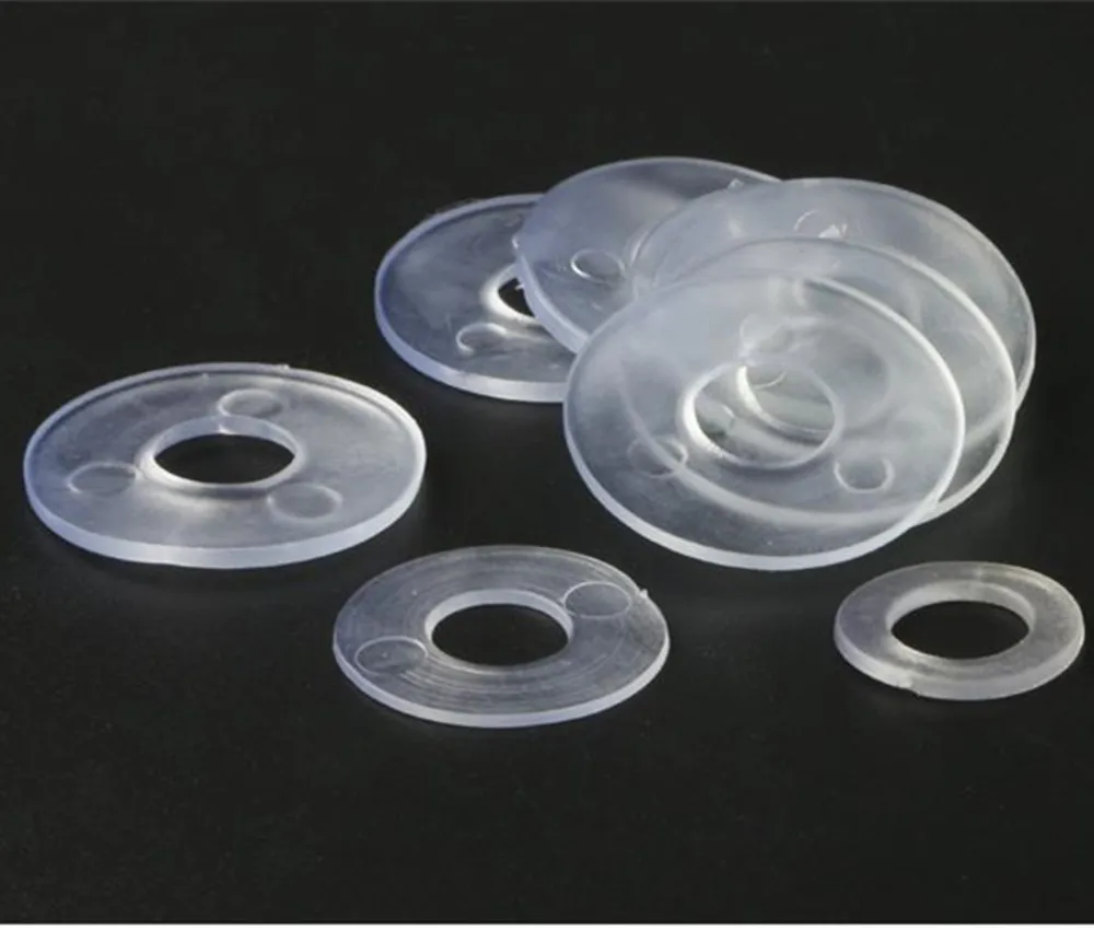 

M3 M4 M5 M10 M12 M16 M20 M25 Soft Transparent PVC Plastic Nylon Insulation Flat Pad Gasket Washer 500pcs/lot