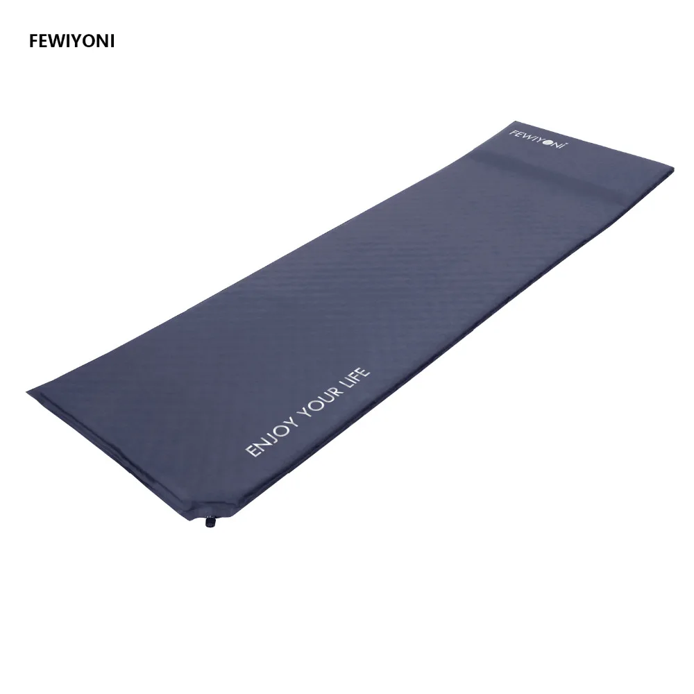 الذاتي النفخ التخييم حصيرة خفيفة فراش دائم أكسفورد PVC وسادة النوم للتخييم التنزه 188x60x3.0 cm