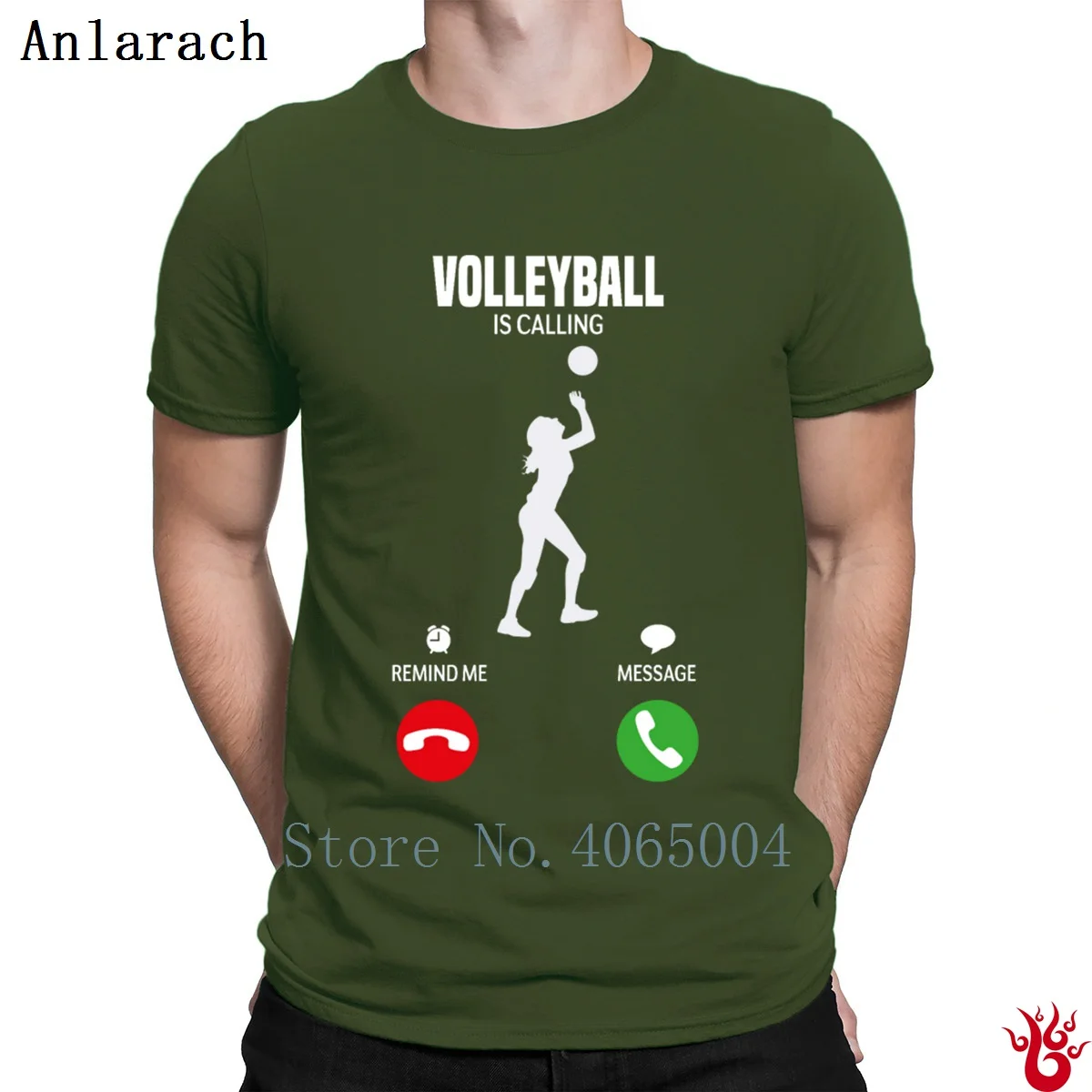 Футболка для игры в волейбол, это вызов, тонкая Дизайнерская одежда с круглым вырезом, Мужская футболка,, хлопок, дышащая, в стиле хип-хоп - Цвет: Army Green