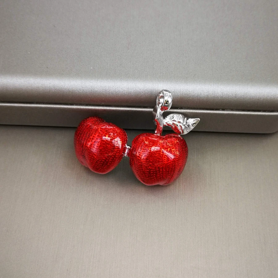 Hemiston красное яблоко Шарм для браслета Томас стиль ювелирные изделия для мужчин и женщин вечерние подарок TS-511