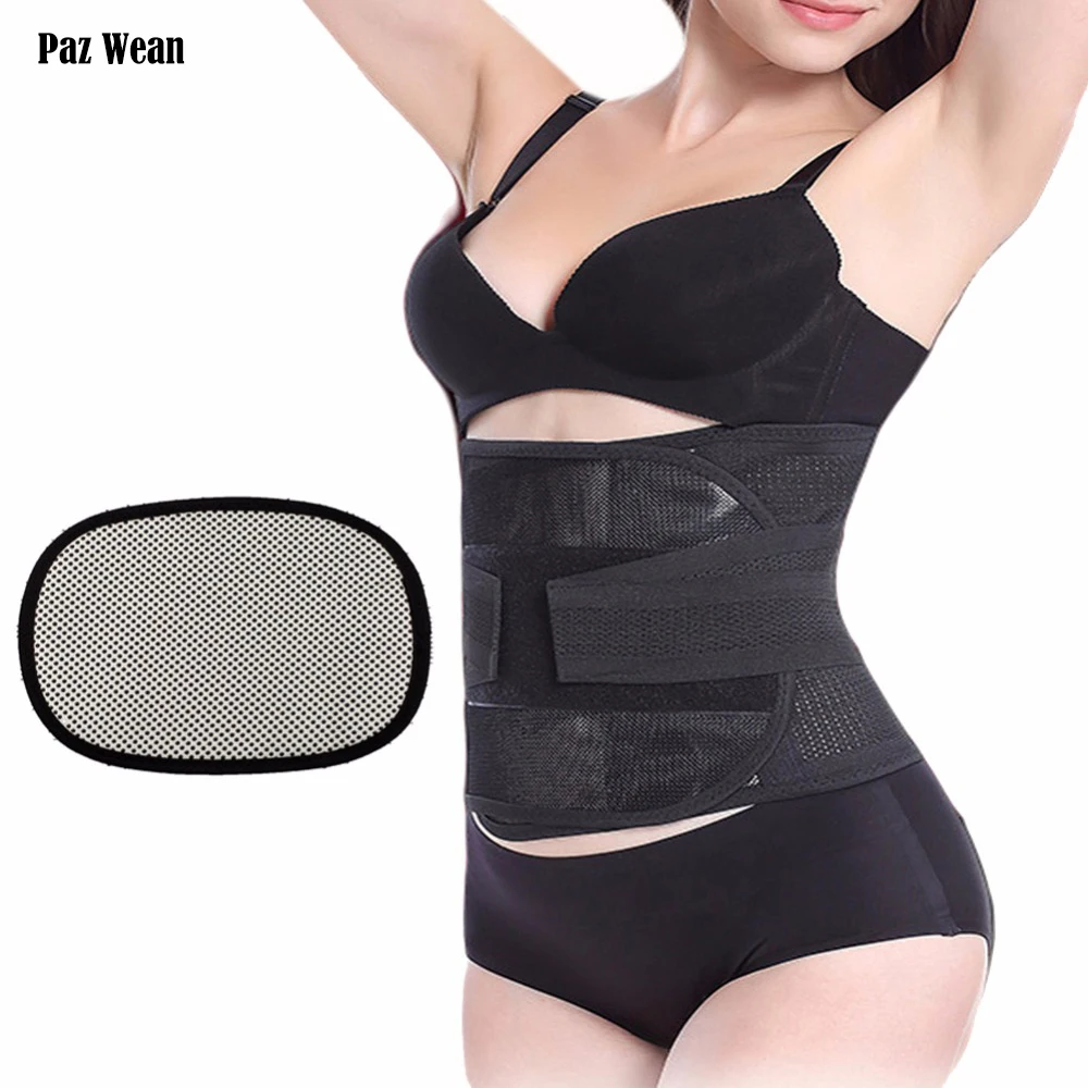 

Tourmaline Self-heating Waist Belt Brace Slimming Belt Belly For lose Weight Burn Fat body Girdle for women slimming sheath XXL