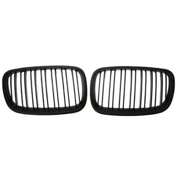 

1 Pair Automotive Front Kidney Grille Matte Black Racing Grill for BMW X5 X5M X6 X6M E70 E71 08-13 Auto Car Accessories