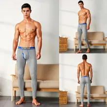 SEOBEAN rmen's long johns trousers tight plus velvet themal cotton solid legging separate long johns SEOBEAN rmen's long johns trousers tight plus velvet themal cotton solid legging separate long johns