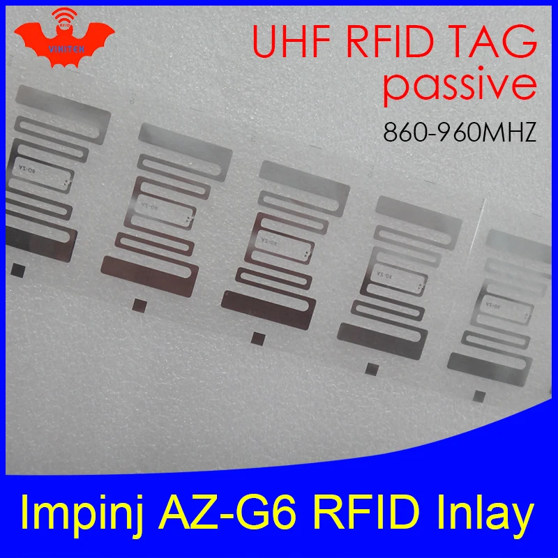 RFID метка UHF инкрустация Impinj Monza R6 MR6 chip 860 960MHZ 900 915 868mhz Higgs3 EPCC1G2 6C смарт карта
