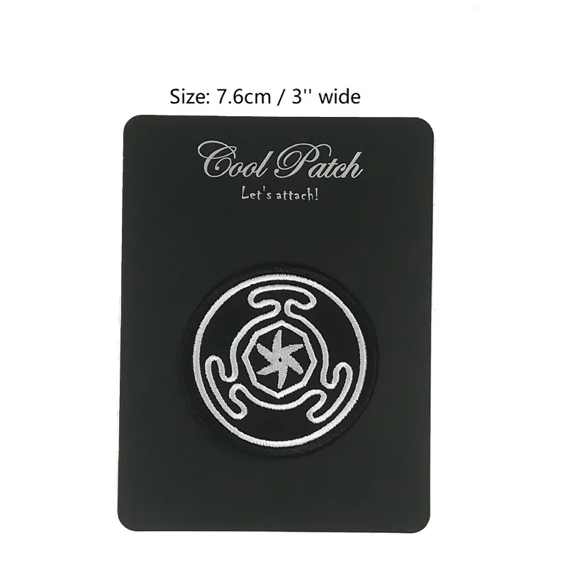 

Hecate Hekate Wheel triple goddess strophol Movie Embroidered Movie tv series Back Patch Halloween Jacket Marvel Comics costume