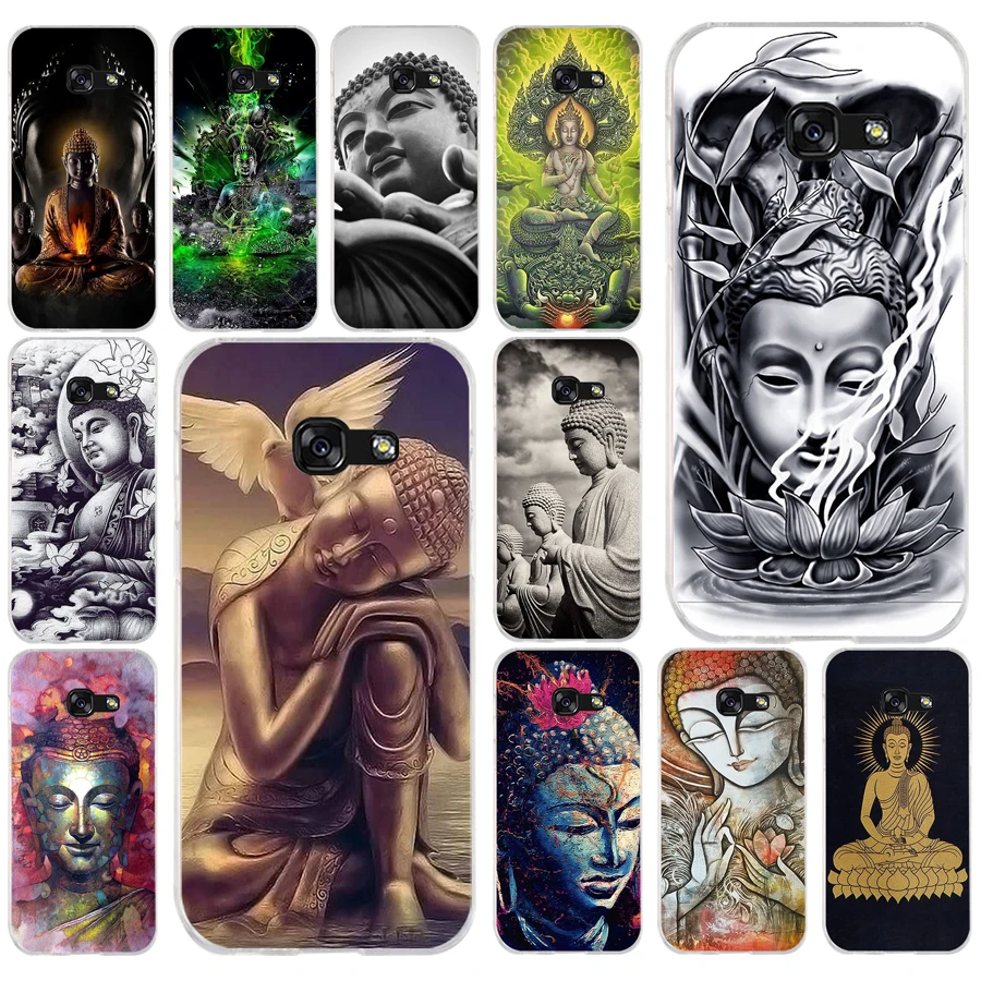 

007FG Buddha Soft Silicone Tpu Cover phone Case for Samsung a3 2016 a5 2017 a6 plus a7 a8 2018 s6 7 8 9