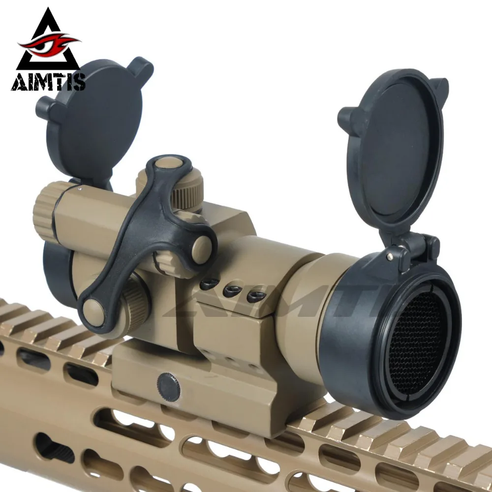 AIMTIS M2 Красный точка зрения Охота областей 1x32 Comp с Killflash и крышка объектива fit 20 мм Уивер/Пикатинни Крепление