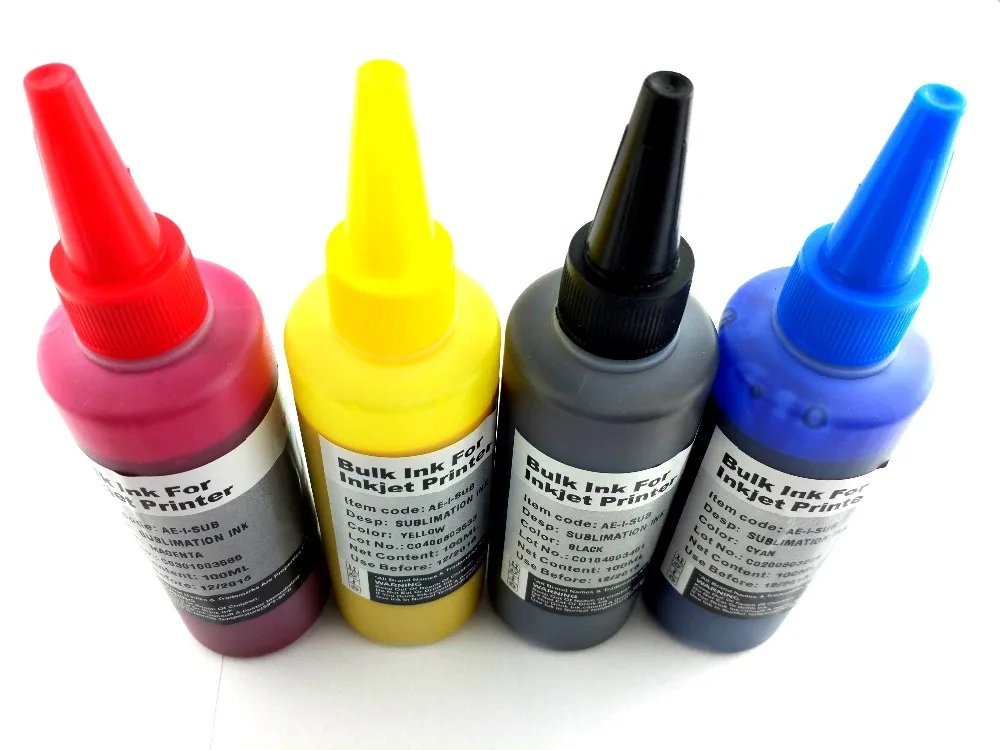 4 Colors Pigment Ink For ALL Epson 4 colors Inkjet Printer, T1811 T1281