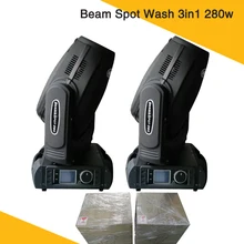 2 шт./лот) 10R 280 Вт халат луч мыть движущаяся голова светильник для сцены Дискотека Вечерние