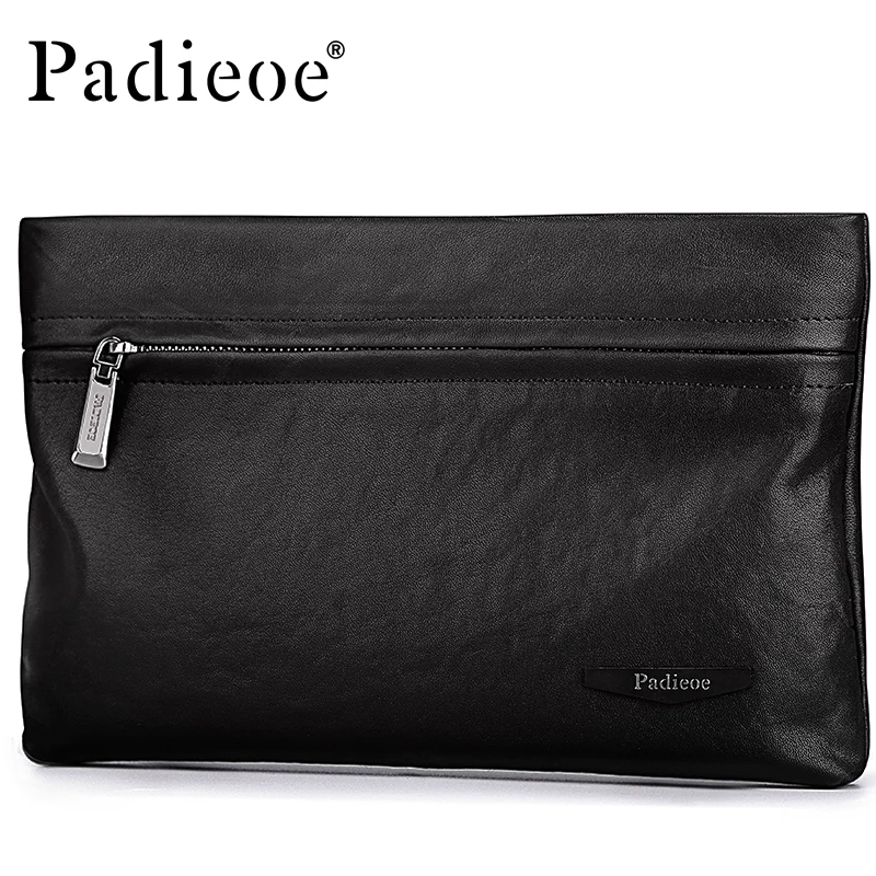 

Padieoe bolsa masculina de couro clutch bag purses and handbags luxury envelope fashion