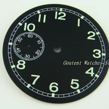 38,9 мм Parnis светящийся комплект с циферблатом ETA 6497 st36 Мужские t мужские часы