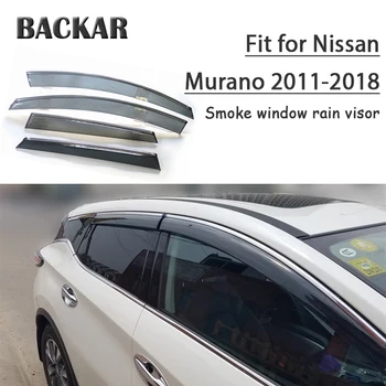 

Backar Auto Car Windows Rain Wind Sun Shield Deflector Visor Trim For Nissan Murano 2011 2012 2013 2014 2015 2016 2017 2018