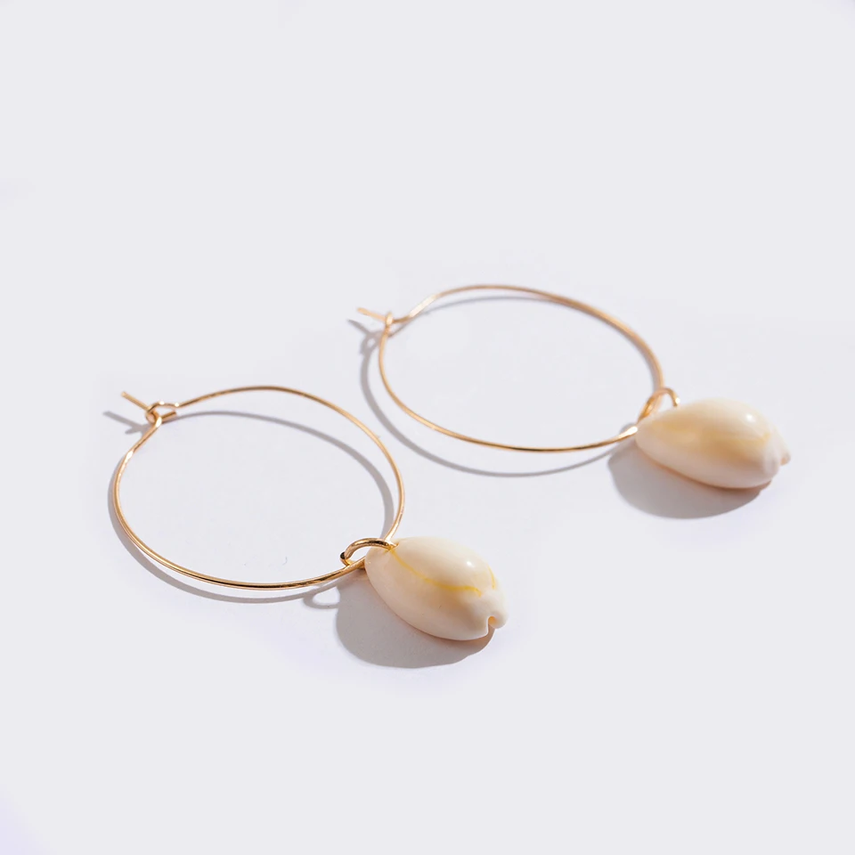 Minimalist-Golden-Round-with-Shell-Dangle-Drop-Earrings-for-Women-Female-2018-Ethnic-Engagement-Wedding-Jewelry (1)