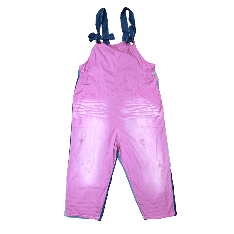 Da Le Dell'annata E Tute Allentata Della Stampa Molla Palestra Pantaloni Cinghia 2019 Di Giallo Del Elegantes colore Spaghetti Dei Denim Donne Viola Per dtqYxxn