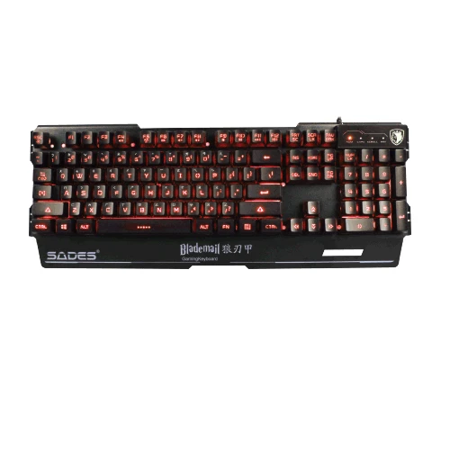 SADES NEO Blademail мембранная клавиатура Мультимедийная Игровая 5 RGB 7 цветов