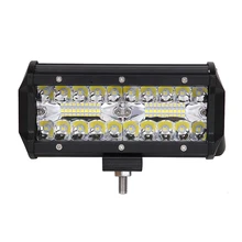 Best Price ECAHAYAKU 7 Inch Offroad 120W LED Worklight 3-Row Spot Flood Combo Auto Led Light Bar For ATV Lada Niva 4x4 Boat Led Bar 12V 24V Best Price ECAHAYAKU 7 Inch Offroad 120W LED Worklight 3-Row Spot Flood Combo Auto Led Light Bar For ATV Lada Niva 4x4 Boat Led Bar 12V 24V