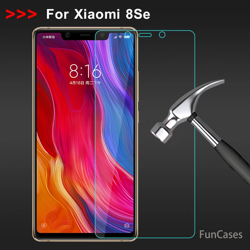 Закаленное стекло для Xiaomi mi 8 SE Защитная пленка экрана 9 H 2.5D телефона | Мобильные