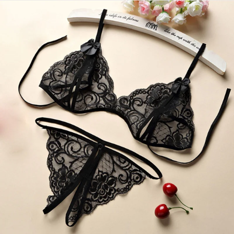 

Women Lingerie Sexy Hot Erotic Underwear Transparent baby doll Exotic Apparel Babydoll Lingerie Sexy Bra + T Pants Sexy Costumes