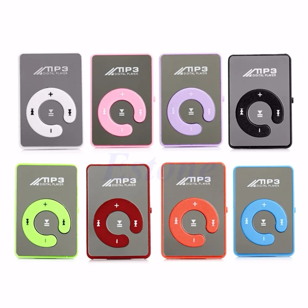 Мини Портативный цифровой USB MP3 музыкальный медиаплеер Поддержка Micro SD TF карта до 8