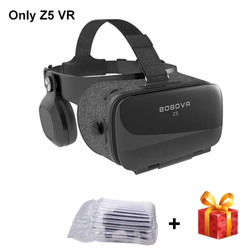 Bobovr Z5 3D VR Очки виртуальной реальности очки погружения Android 120 FOV Google Cardboard шлем для 4-6,2 'смартфон - Цвет: Only VR