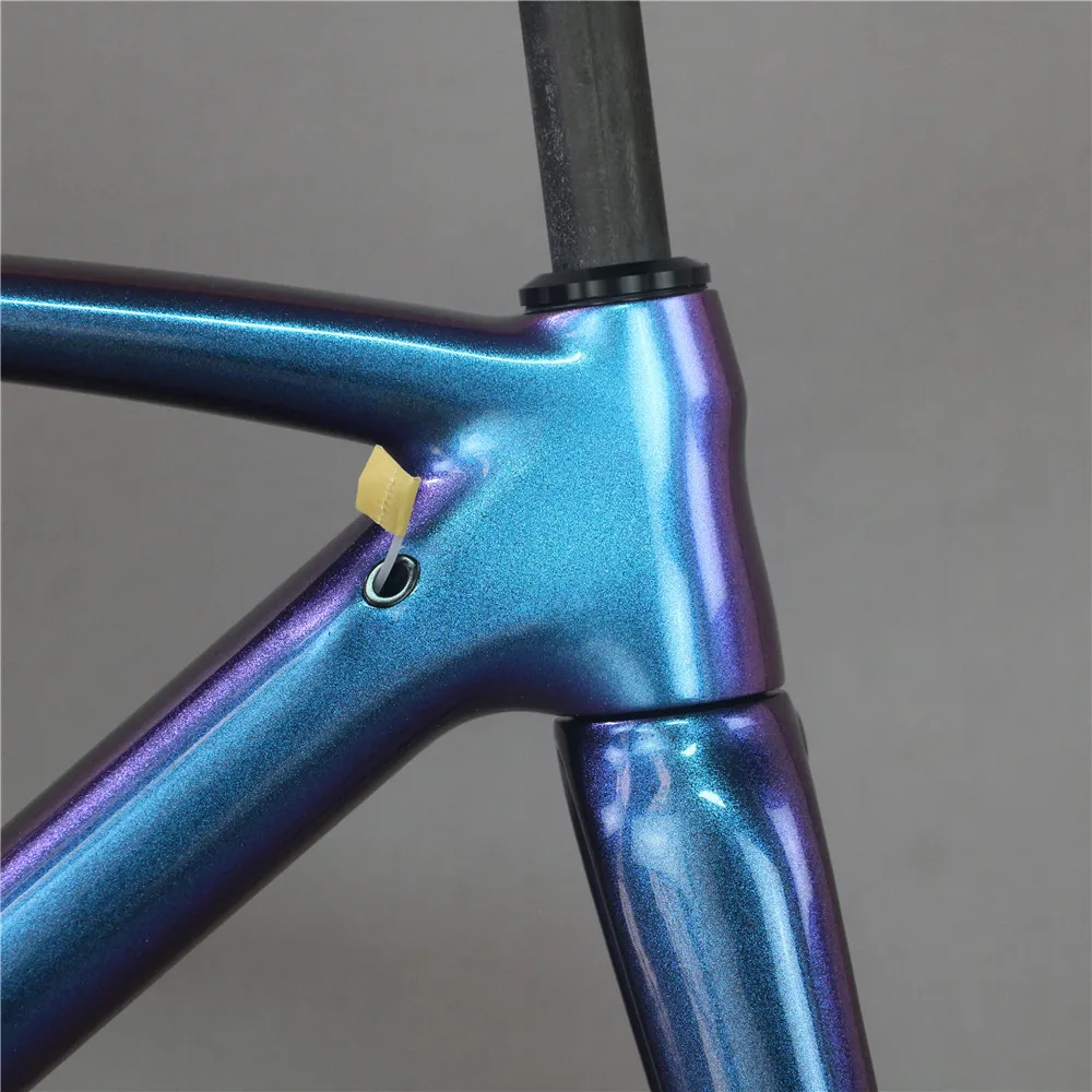 EPS технология Хамелеон краски дорожный велосипед рама с высоким модулем toray T1000 карбоновая рама FM208