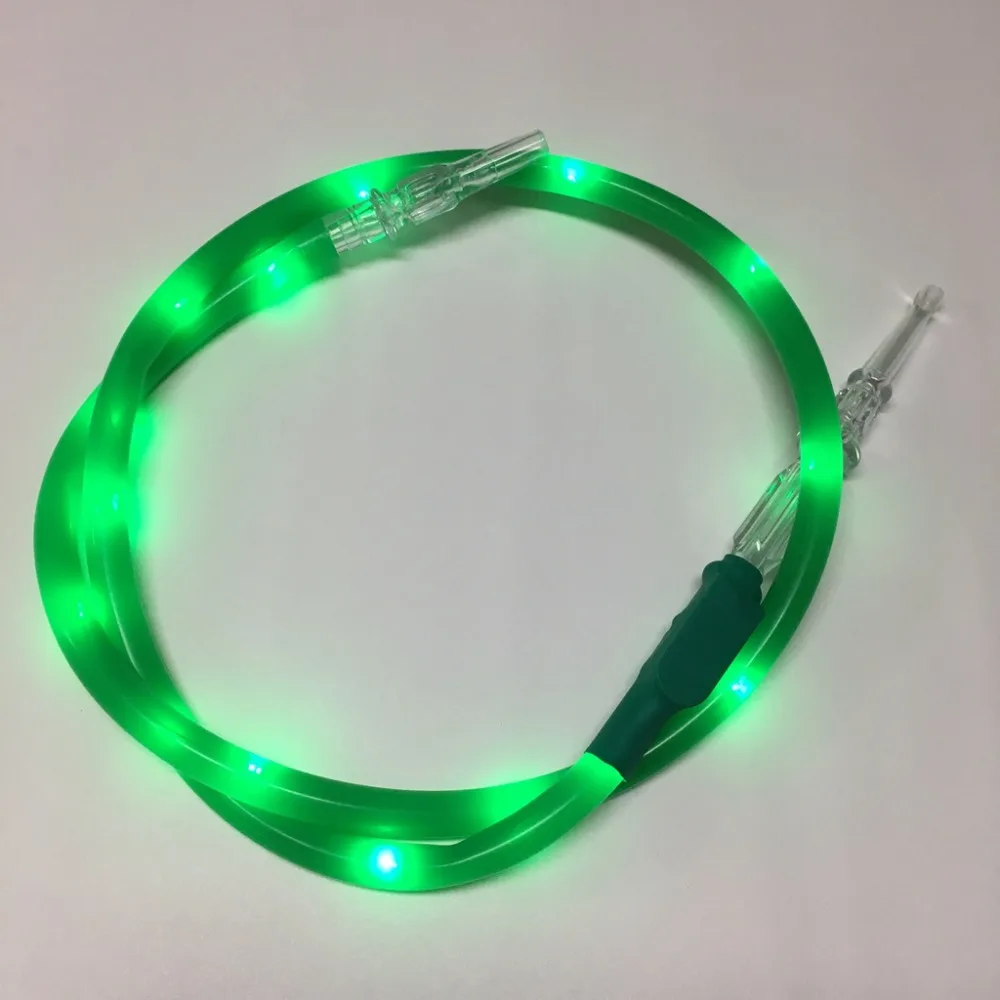 

Colorful LED Luminous Hookah Narguile Shisha chicha Pipe Tube Accessories for Smoking Tobacco Herb Cigarettes Smoke