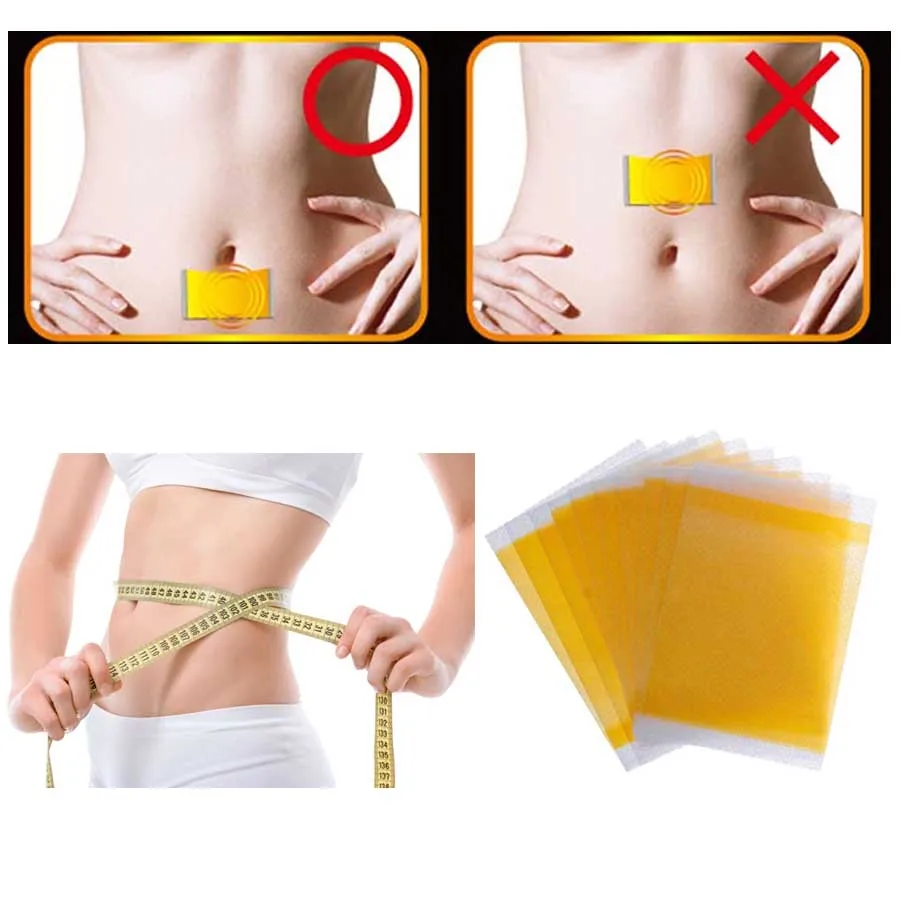 100pcs/10bags Slimming Navel Sticker Slim Patch Lose Weight Loss Burning Fat Slimming Cream Health Care Wholesale C070