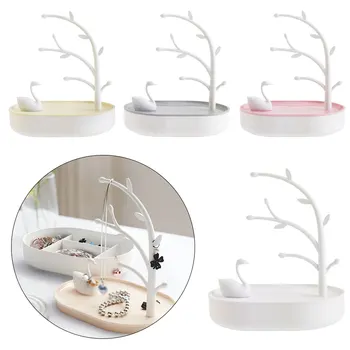 

Swan Jewelry Rack Pink Girl Heart Jewelry Box Swan Lake Jewelry Collection Box 18.1*12.7*21CM jewelry collection box
