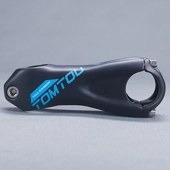 

TOMTOU Full UD Carbon Cycling Stem 80/90/100/110/120mm Matte Blue Mountain Bike Road Bicycles Parts Fork Clamp 28.6mm - T56T34