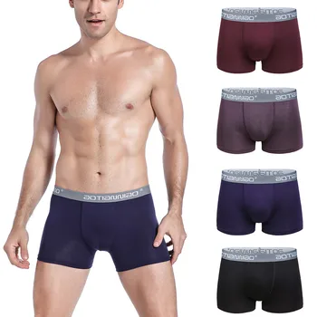 

Breathable Mesh Silk Men's Boxer 2019 Men's Soft Stripe Splcing Briefs Underpants Knickers Shorts Sexy Underwear#3G