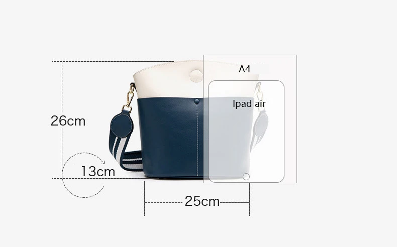 Women genuine leather shoulder bag 11