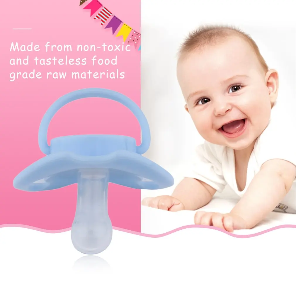Baby Pacifier Safe Food Grade Silicone Funny Dummy Nipple