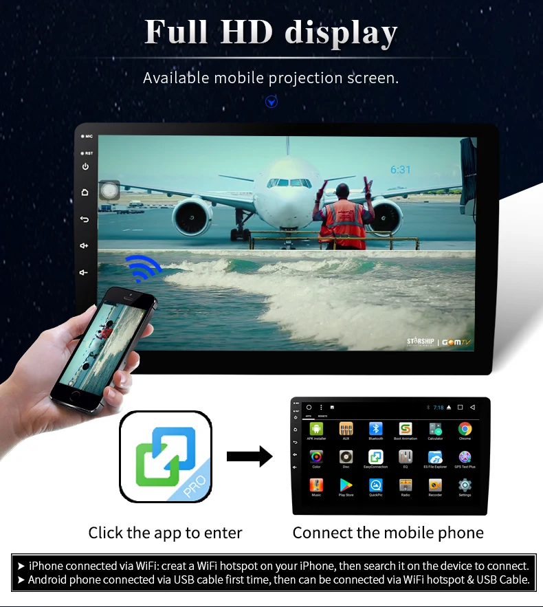 NaviTopia 9 дюймов четырехъядерный/8 ядер Octa core Android 7 1/8 1 автомобильный DVD мультимедиа