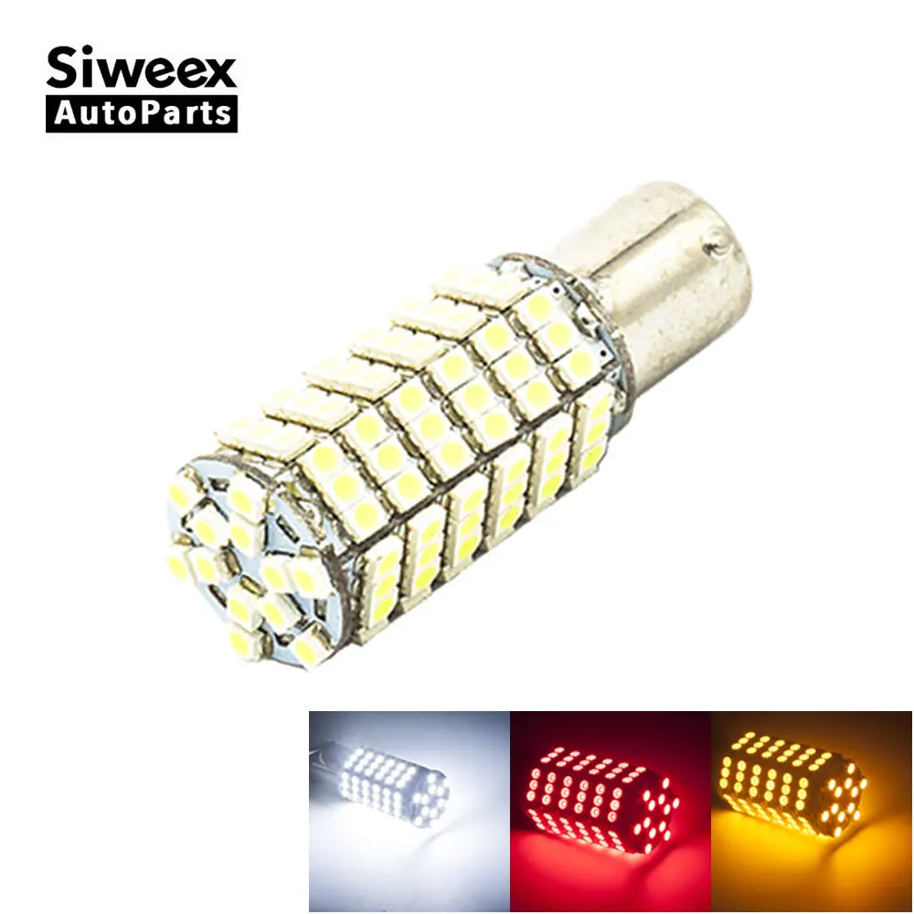 1 PCS 1156 BA15S LED 120 SMD 3528 Car Tail Brake Side Marker Lamp Backup Dome Bulbs DC 12V White Yellow Red |