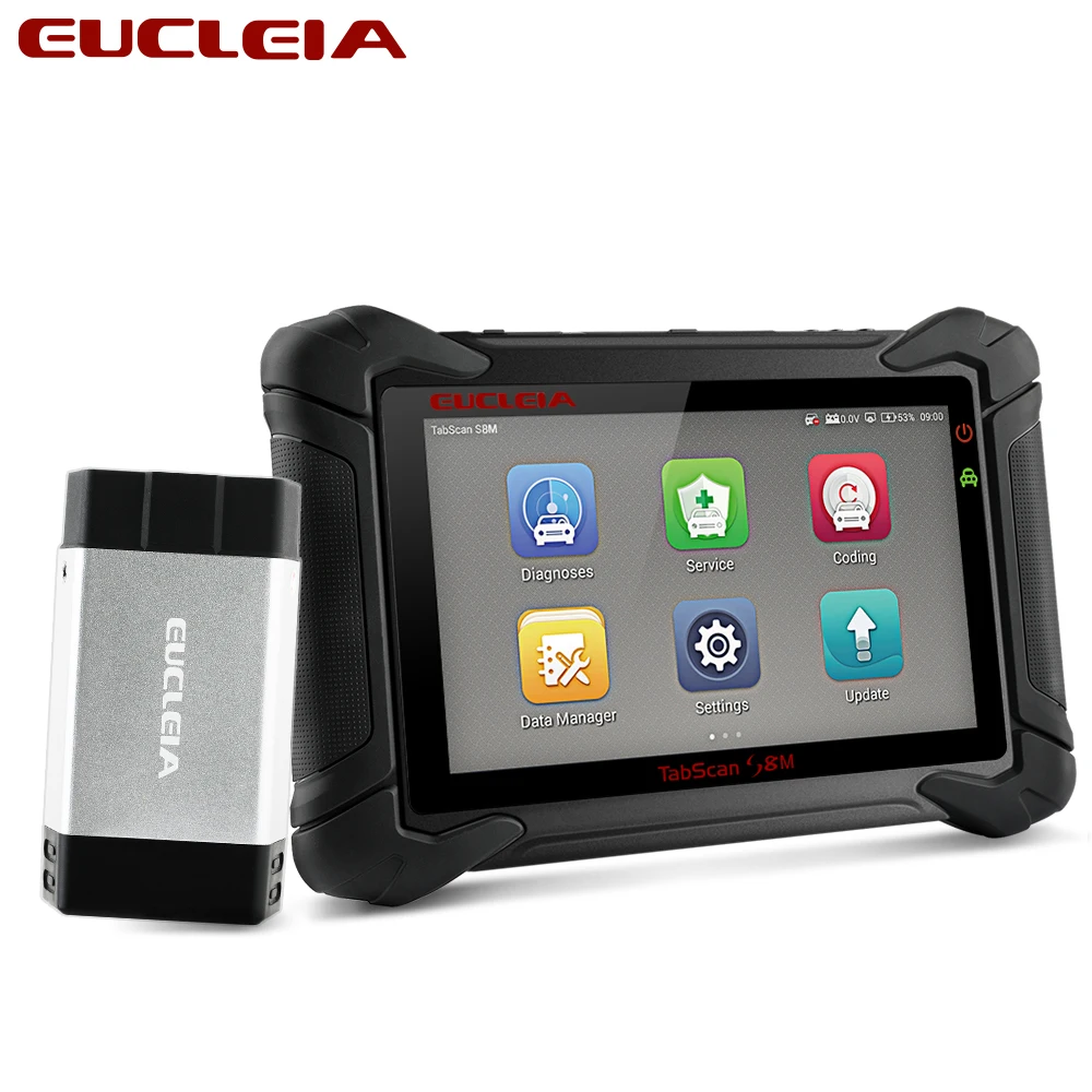Система полной диагностики EUCLEIA S8M сканер OBD2 EPB SRS для сброса масла кодирование ECU PK